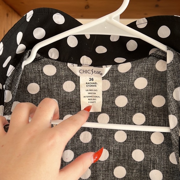 Retro Polka Dot Dress - Picture 2 of 3